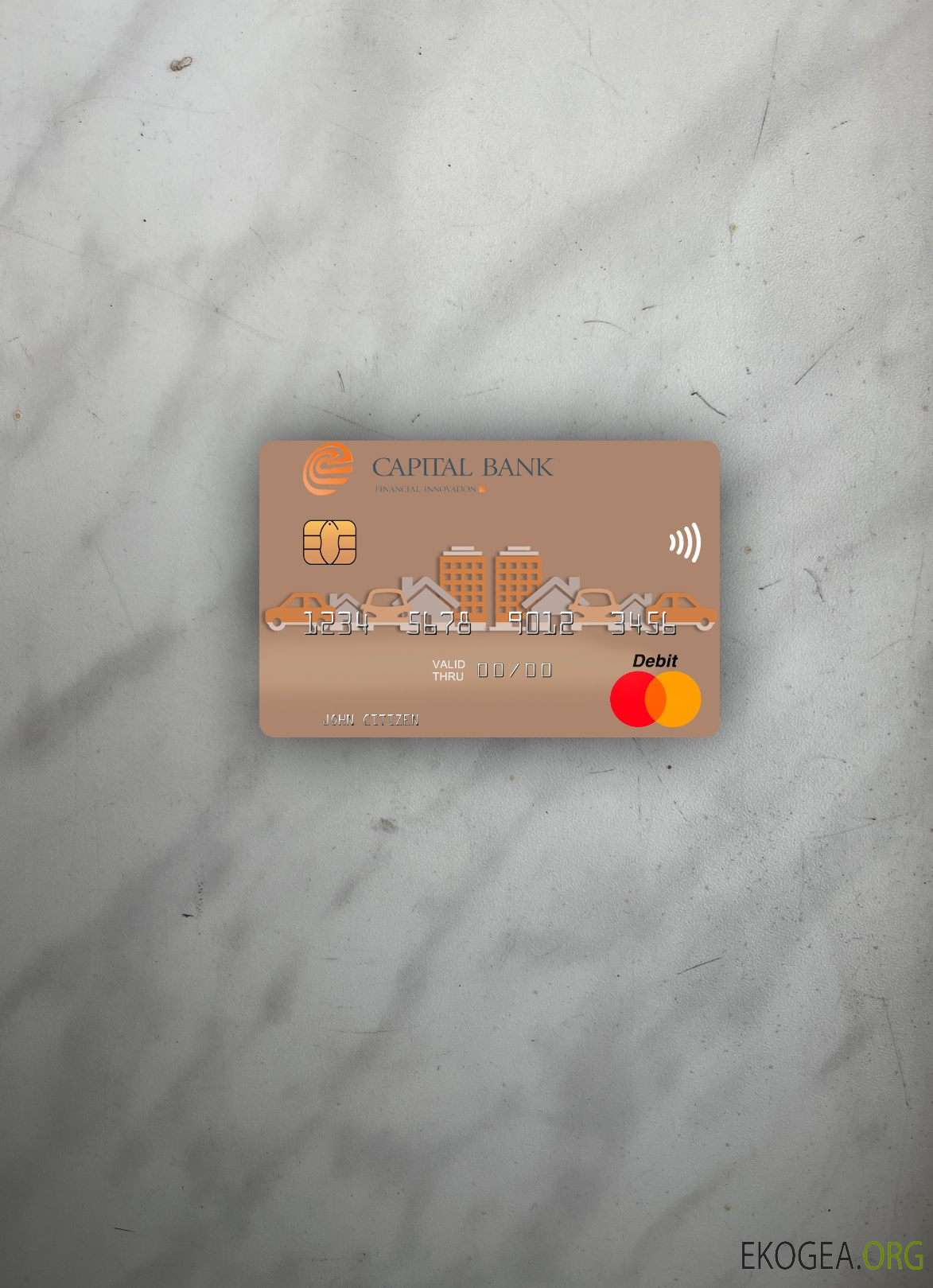 Macédoine du Nord Capital Banka AD Skopje mastercard photolook recto